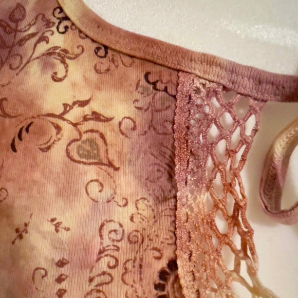 Super soft, boho long-sleeved tee with embroidery, vintage style - Picture 3 of 7